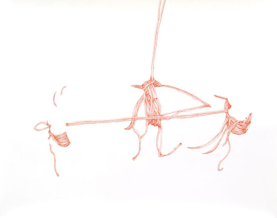 Untitled Medium Red Rope, 2006